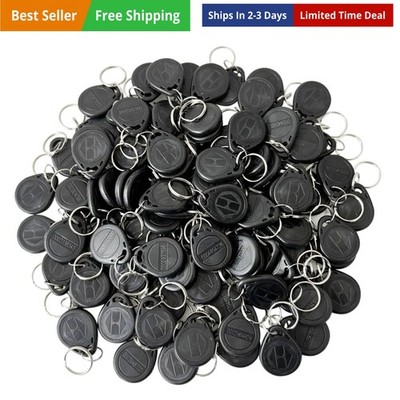 100 PCS 125Khz RFID Key Fob Proximity ID Card Token Tag for Access Control