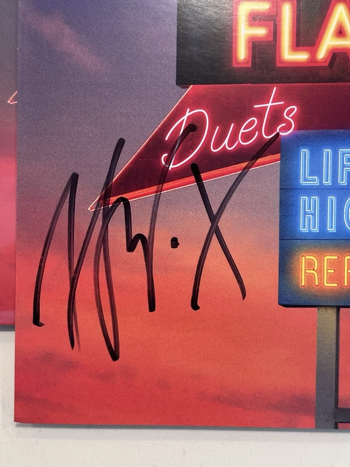 Rascal Flatts - Life Is A Highway, Refueled Signed Tangerine Colored Vinyl LP 4 - Image 3 of 4