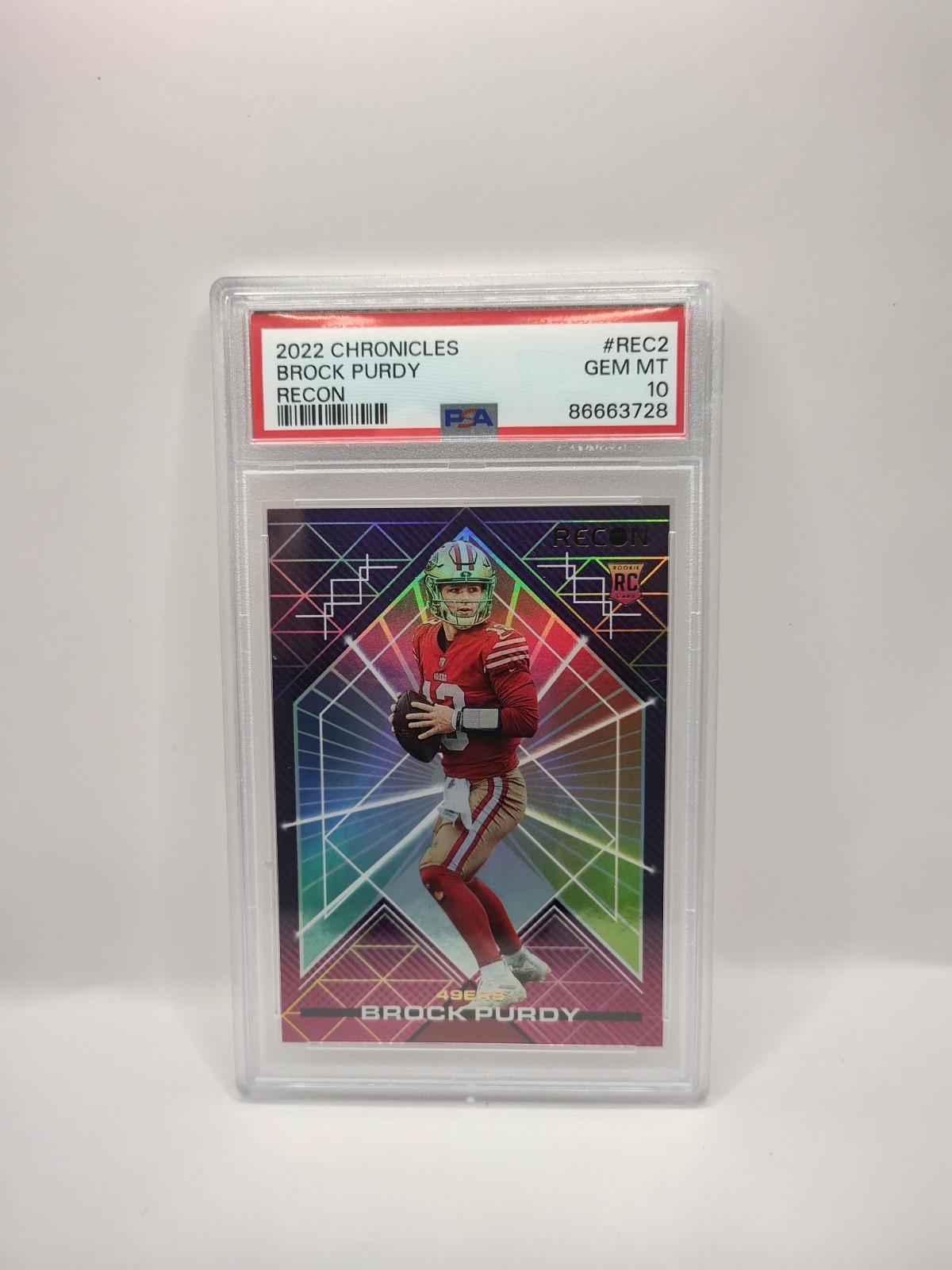 2022 Panini Chronicles - Recon Brock Purdy #REC-2 (RC) PSA 10
