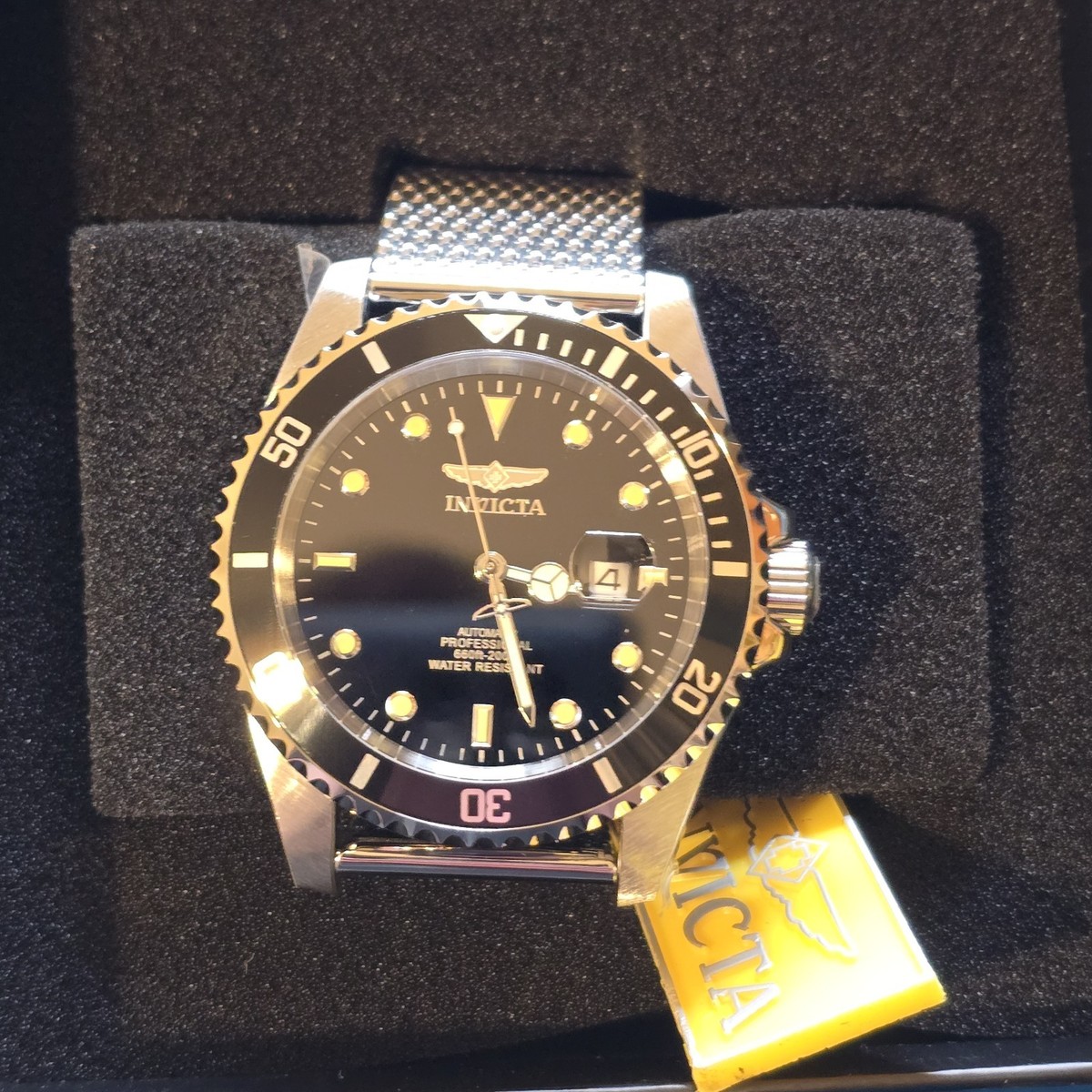 Invicta Men's Automatic Pro Diver Bastion Watch 47mm 47964 Black