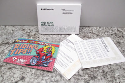 2011 11 Kawasaki ZX 6R Ninja Owner's Manual 99987-1664 | eBay