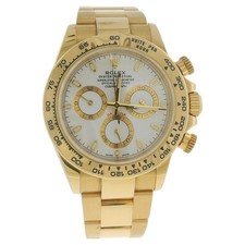 Rolex Daytona 116508 18k Yellow Gold Champagne Dial W/Card