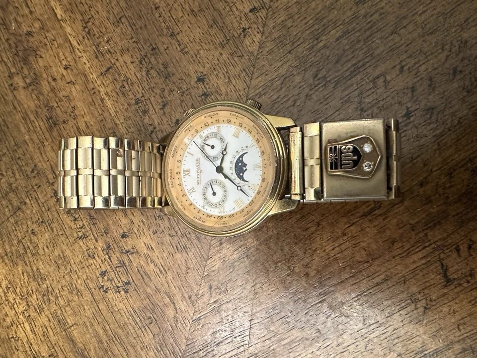 United Parcel Service UPS Wittnauer 25 Year Safe Driving Quartz Watch Diamonds - Image 4 of 4