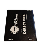 DIRECT BOX Live Wire Solutions SPDI "Passive" Direct Box...tested. working.