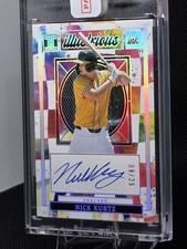 2025 Panini Impeccable Baseball Nick Kurtz Illustrious Ink Holo Silver /25 A's
