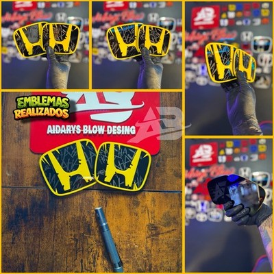 EMBLEMA DISPONIBLE PARA HONDA CIVIC, 2019 RISA DE JOKER H AMARILLA