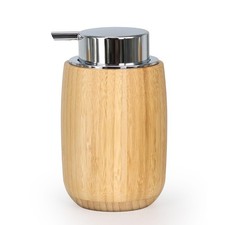 Bamboo Soap Dispenser Natural Material Easy to Fill Liquid Hand for Essential