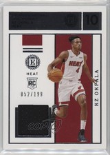 2019-20 Panini Encased Rookie Label Materials 52/199 KZ Okpala #RL-KZO 7u1