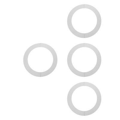 4 PCS Dekorative Abdeckung Für Die Dunstabzugshaube Bodenrohrabdeckung