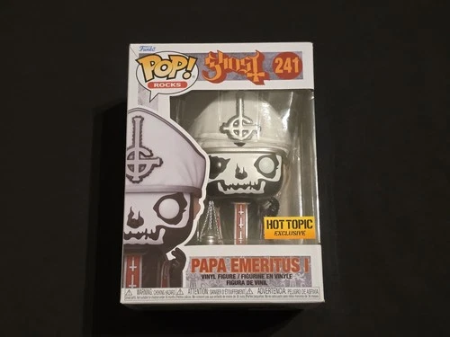 Ghost Funko Pop, Papa Emeritus I, #241, Band, Hot Topic Exclusive, Pop! Rocks