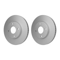 2 Bremsscheiben InnenbelüFtet Ø 63,5 Mm 23 Mm Hella FüR U.A. Ford Fiesta