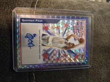 2024-2025 Topps Finest Quinten Post Rookie Auto Colossal Shots Autographs RC