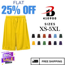 Badger 410900 Mens Loose-Fit Athletic Moisture-Wicking B-Core 9-Inch Short