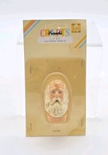 Vintage Franks PVC Santa Doll Head 2.5  Old World Santa, New