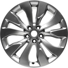 05718 Reconditioned OEM Factory Aluminum 19x8.5 Wheel Painted Smoke HyperSilver