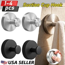 4×Suction Cup Hooks Waterproof Shower Hooks ...