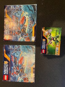 LEGO NEXO KNIGHTS: Clay's Falcon Fighter Blaster (70351) + Set 70364 Aarons Mech