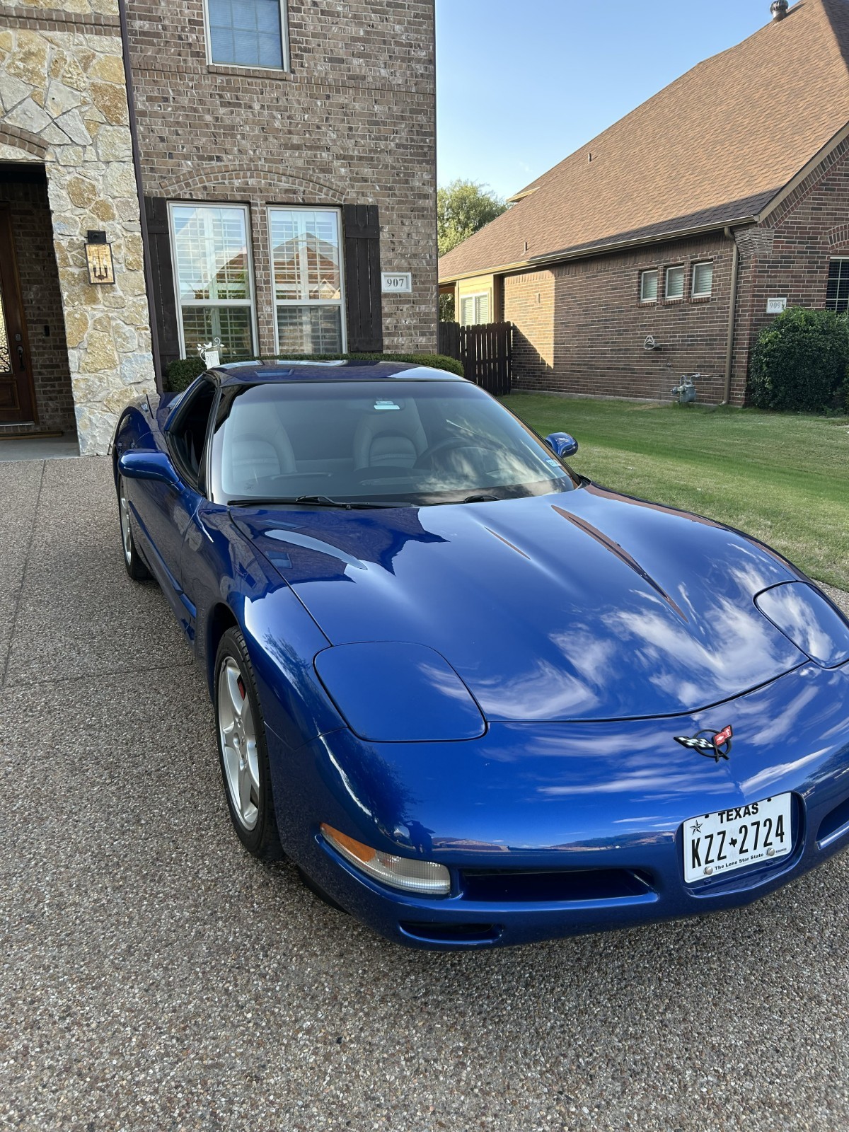 2002 Electron Blue Metallic Chevrolet Corvette   | C5 Corvette Photo 4