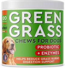 Green Lawn Chews for Dogs - Green Grass Chews - Urine Neutralizer Grass Burn