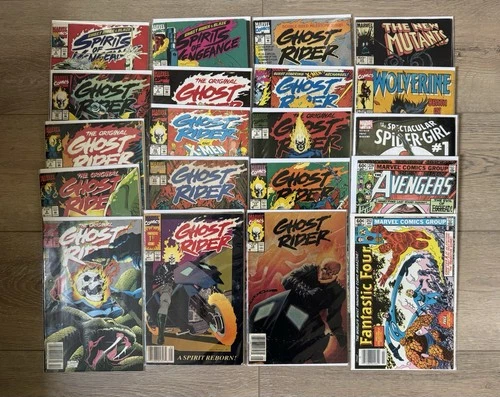 Lot of 80 Marvel Comics  Ghost Rider, FF, Concan, GI Joe, Transformer, Wolverine