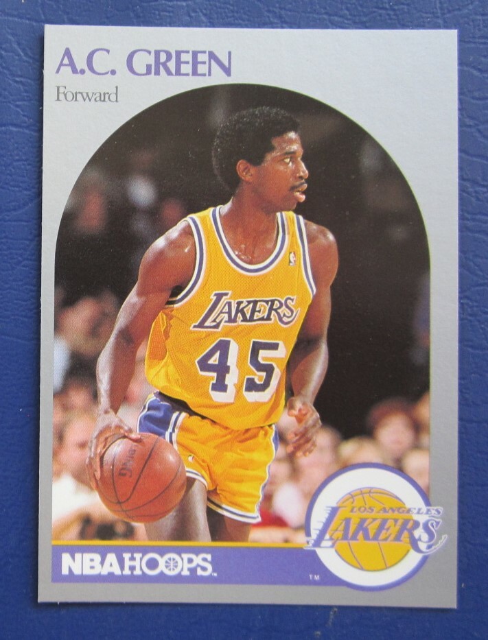 1990 NBA Hoops A. C. Green (Los Angeles Lakers) #156 NRMT/MT | eBay