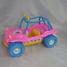 Vintage Gay Toys Pink Plastic VW Sand Dune Buggy Toy Vehicle Wrangler Barbie