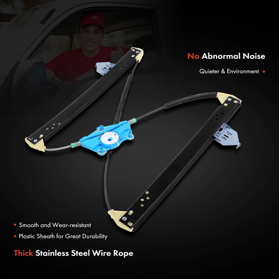 Regulador de ventana eléctrica para conductor trasero izquierdo audi a8 quattro s8 2003 2004-2010 Foto 4 de 4