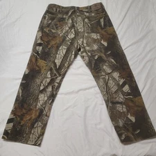 Wrangler Realtree Hardwoods Camo Double Knee Men’s Hunting Pants 38x32 97GR1HD