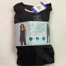 Live 2 Lounge Womens 3-Piece Cooling Effects Lounge Set Cardigan, Tank, Pant K13