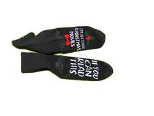 NEW Funny Christmas Movies Socks Men's Novelty One Size Watching TV Gift