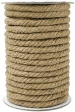 10mm 50Ft Natural Jute Twine Thick Jute Rope Arts Crafts Decoration Gift Wrap