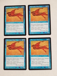 Mtg Playset 4x Rootwater Hunter Tempest Blue C Bgm Ebay