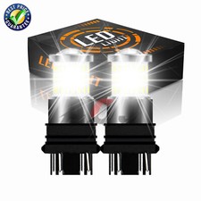2x White 3157 LED DRL Daytime Running Light Bulbs for 2000-2014 Tahoe Suburban