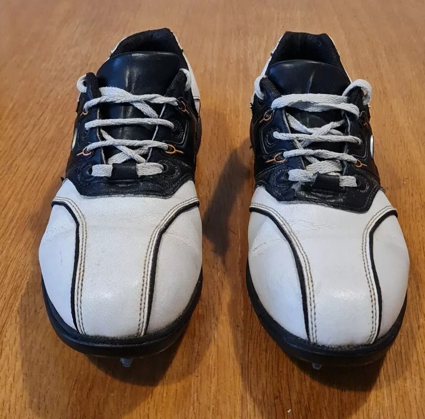Mens Crane Leather Golf Shoes Size Good Condition