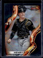 2021 Bowman's Best Baseball Henry Davis Heat Wave Die-Cut