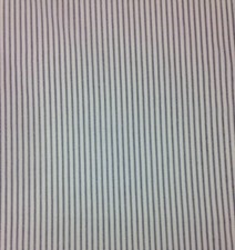PREMIER PRINTS CLASSIC STRIPE NAVY CURTAIN CUSHION FURNITURE FABRIC BY THE YARD