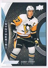 2018-19 UPPER DECK ENGRAINED SYNTHESIS SIDNEY CROSBY PITTSBURGH PENGUINS #S-10