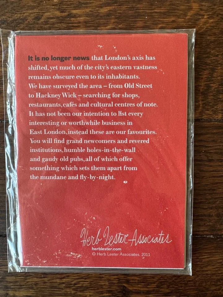 An East London Companion – new retro-inspired map by Herb Lester Associates - Image 2 of 4