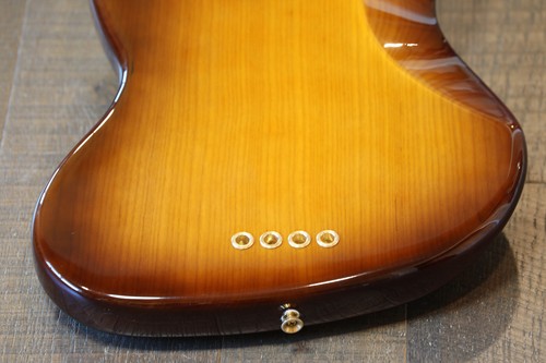 MINTY! Fender 75th Ann. Commemorative Jazz Bass 2-Color Bourbon Burst + OHSC - Picture 17 of 22