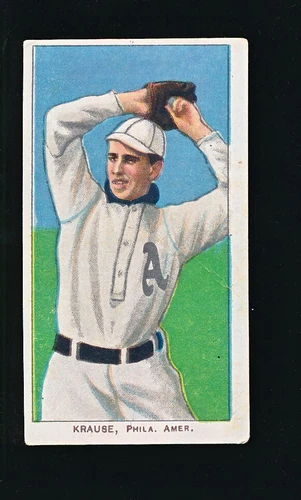1909 T206 Piedmont HARRY KRAUSE Pitching VG/EX