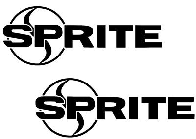 Sprite Wohnmobil 2x Camper Aufkleber Wohnwagen Caravan Sticker Sprite..
