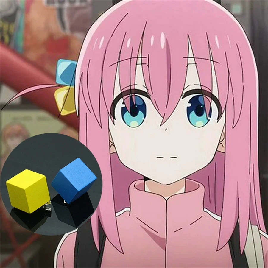 2 pares BOCCHI THE ROCK! Horquilla Gotoh Hitori cuernos cosplay accesorios pinzas para el cabello Foto 2 de 4