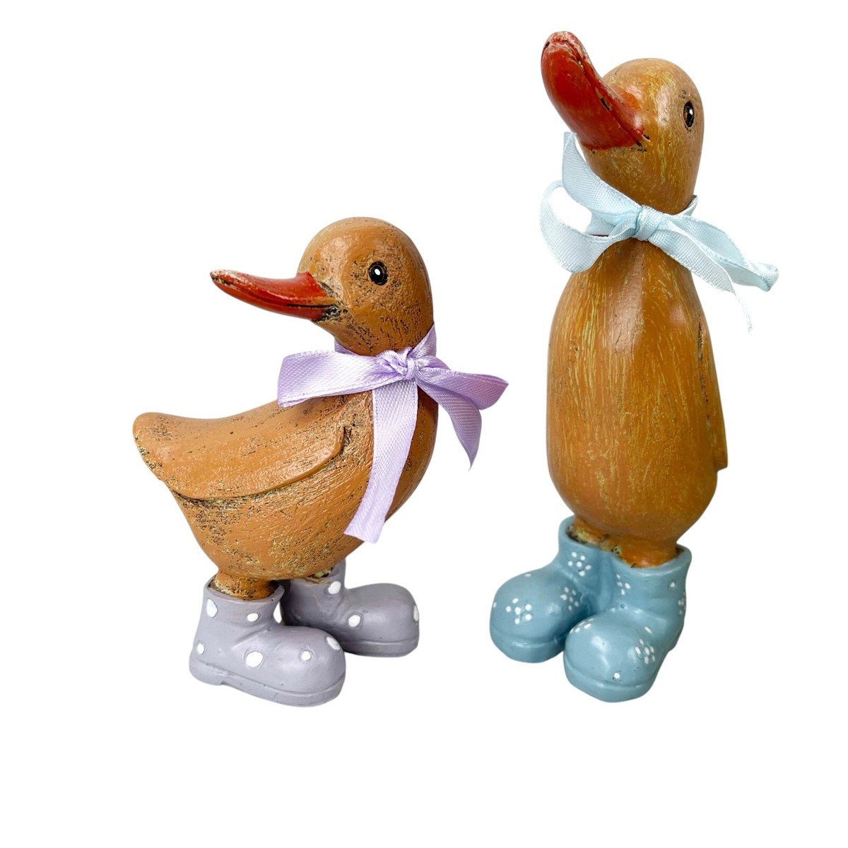 Dina Danny Duck Ornaments with Wellies Neckties Small UK