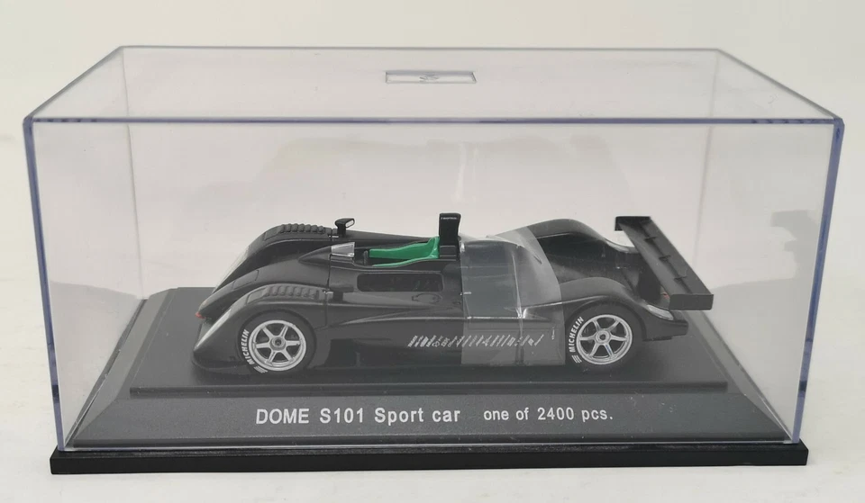 EBBRO 1/43 COCHE DE CARRERAS COLECCIÓN DOMO S101 COCHE DE PRUEBA NEGRO LE-MANS Foto 2 de 4