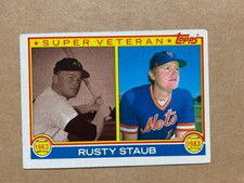 Rusty Staub ~ 1983 Topps #741 ~  New York Mets ~ Free Ship
