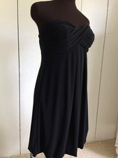 XScape Strapless Black Dress Size 10 NWT