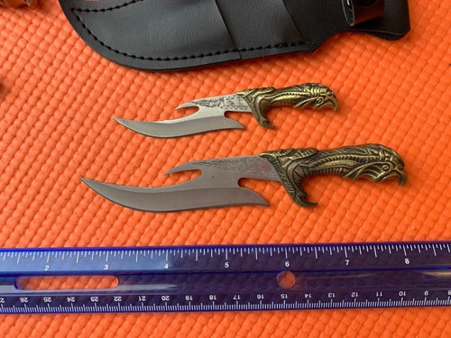 8X 5.5" Miniature Swords Decorative Knives Fantasy Letter Openers + Sheaths MiS - Picture 6 of 7