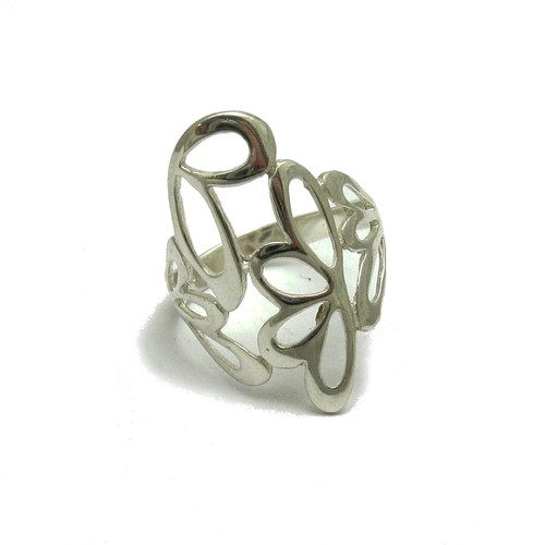 925 Silver Ring Handmade Empress Sterling Silver 925 Flower Ring - Handmade Nickel-Free Solid Silver Empress Brand Ring - Foto 6