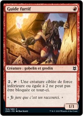 MTG Magic ZNR - [x4] Sneaking Guide/Guide Stealth, French/VF