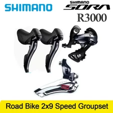 Shimano Sora R3000 Road Bike Groupset 2×9 Speed Shifter Brake Lever Derailleur
